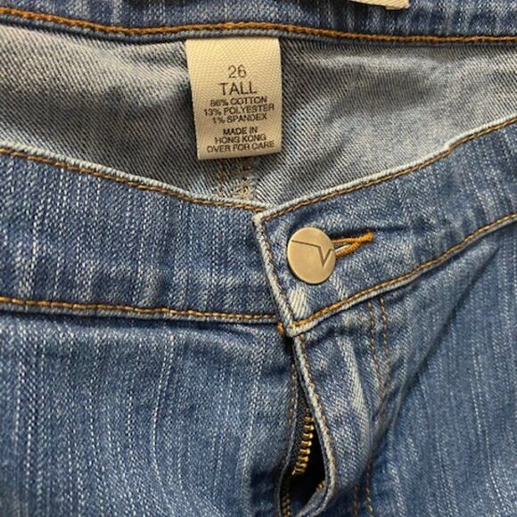 Venezia 5 pocket Flare Leg jeans, size 26T - Picture 3 of 3